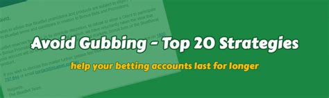 How to avoid gubbing when matched betting .